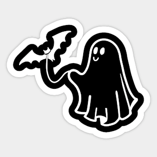 Ghost Walking Bat Sticker